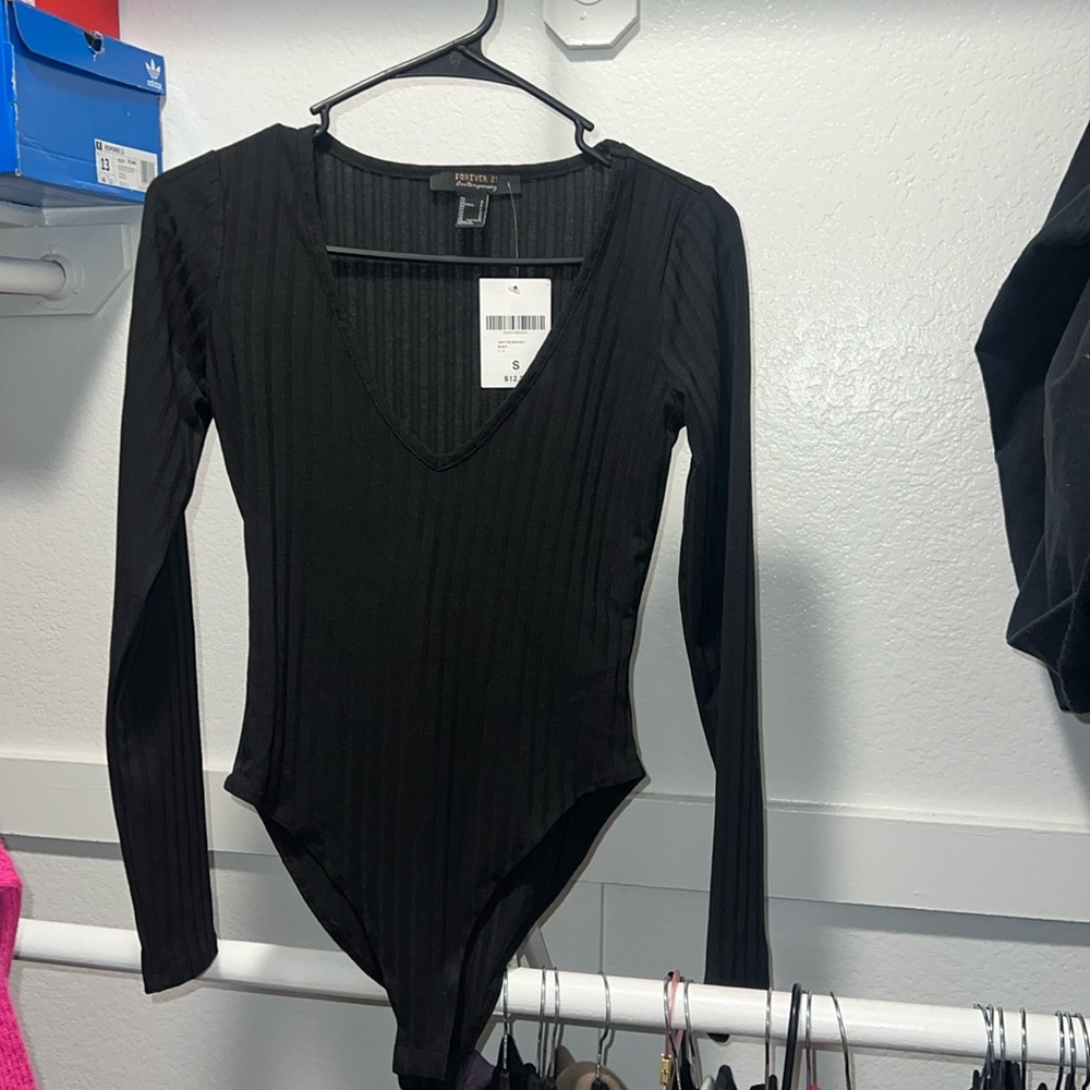 F21 long sleeve body suit